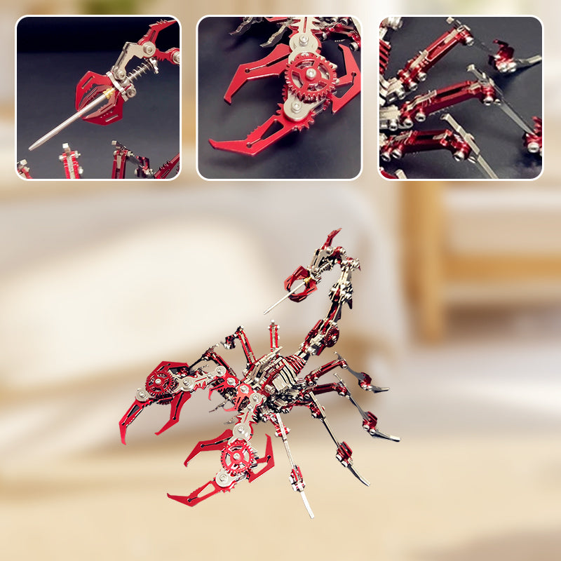 New Year's Special Offer– 58 % OFF Today Only! 3D Scorpion Metal Puzzles Kit – Mechanical Assembly Model