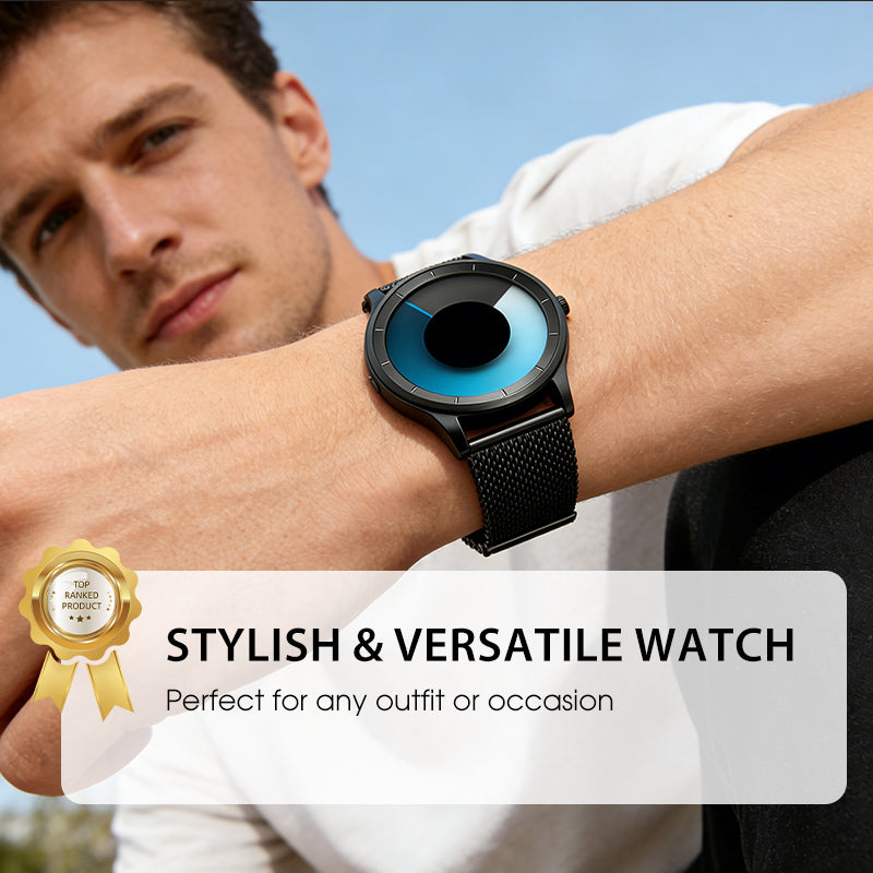 Men's Minimalist Handless Waterproof Quartz Watch