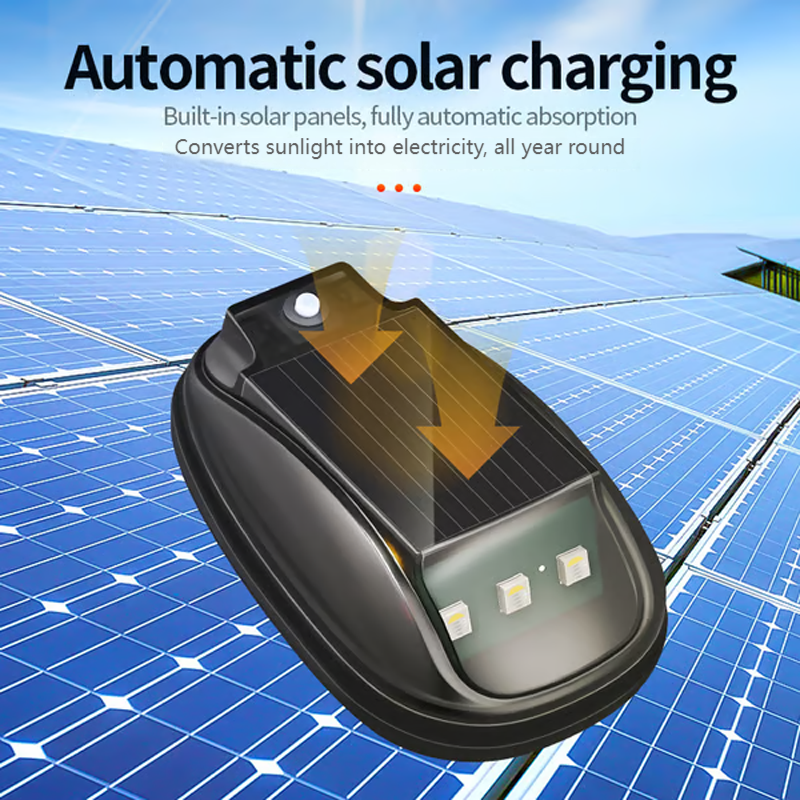 Waterproof Solar Car Roof Light with Remote