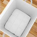 Extra-Large Storage Organizer Box With Lid - Versatile For Clothes, Blankets & Bedding