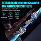 New Year's Special Offer: Retractable Luminous Sword Toy With Sounds Effects