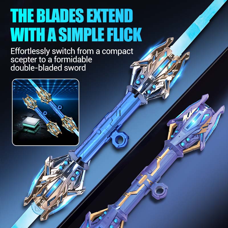 New Year's Special Offer: Retractable Luminous Sword Toy With Sounds Effects