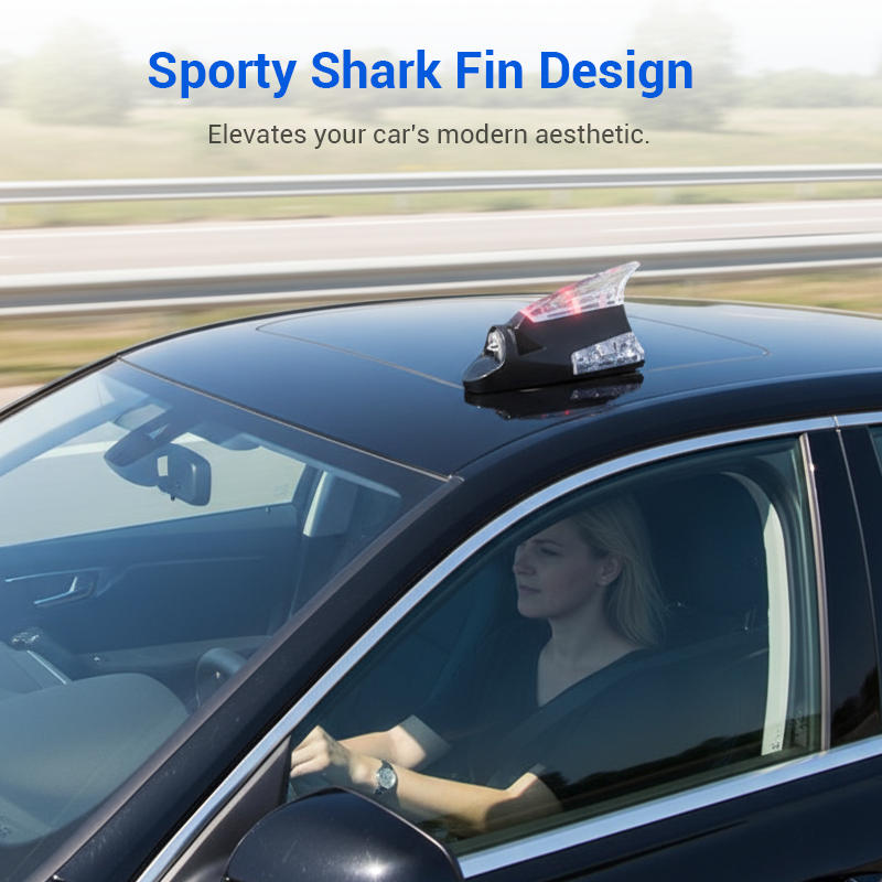 New Year's Special Offer: Car Shark Fin Wind Decorative Light