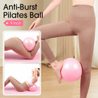 9-Inch Pilates Ball – Anti-Burst, Pump Included & Ideal for Fitness