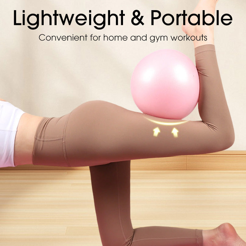 9-Inch Pilates Ball – Anti-Burst, Pump Included & Ideal for Fitness