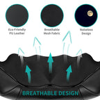 Heated Shiatsu Neck Massager｜16 Deep-Kneading Nodes｜Relax Muscles
