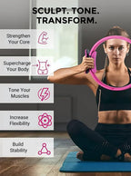 Shape, strengthen, and improve your posture—the all-in-one Pilates ring for every fitness level