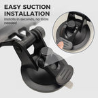 Adjustable Anti-Glare Sun Visor Extender with Suction Cup