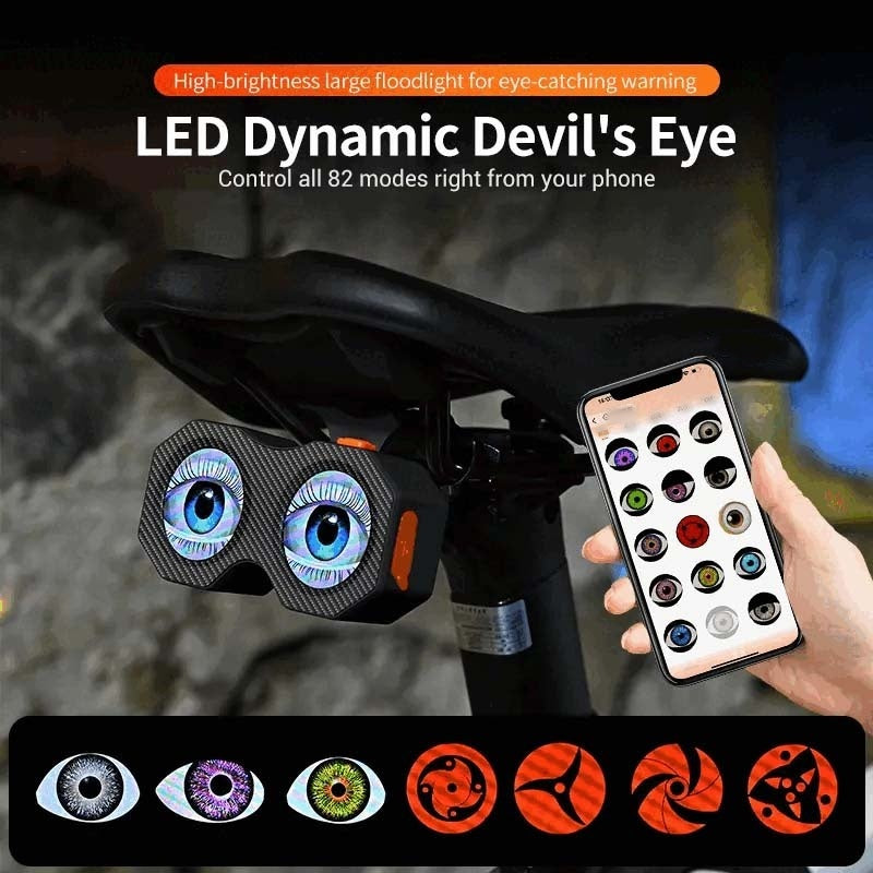 New Year's Special Offer: Dynamic Devil's Eye Bicycle Taillight