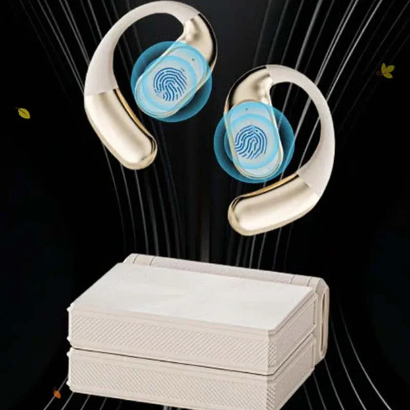 NOW! Wireless Open-Ear Earbuds – Lightweight, Clear Sound & Safe for Outdoor Use