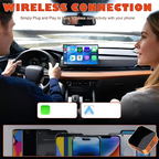 Smart Auto-Upgrade: Wireless Adapter for Seamless CarPlay & Android Auto – Plug & Drive