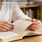 New Year's Special Offer: 12-Color Acrylic Nail Art Pens Set