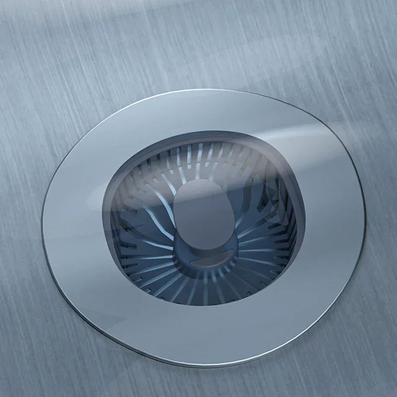 Pop-Up Sink Drain Stopper with Strainer – Clog Prevention, Easy Cleaning & Durable Design