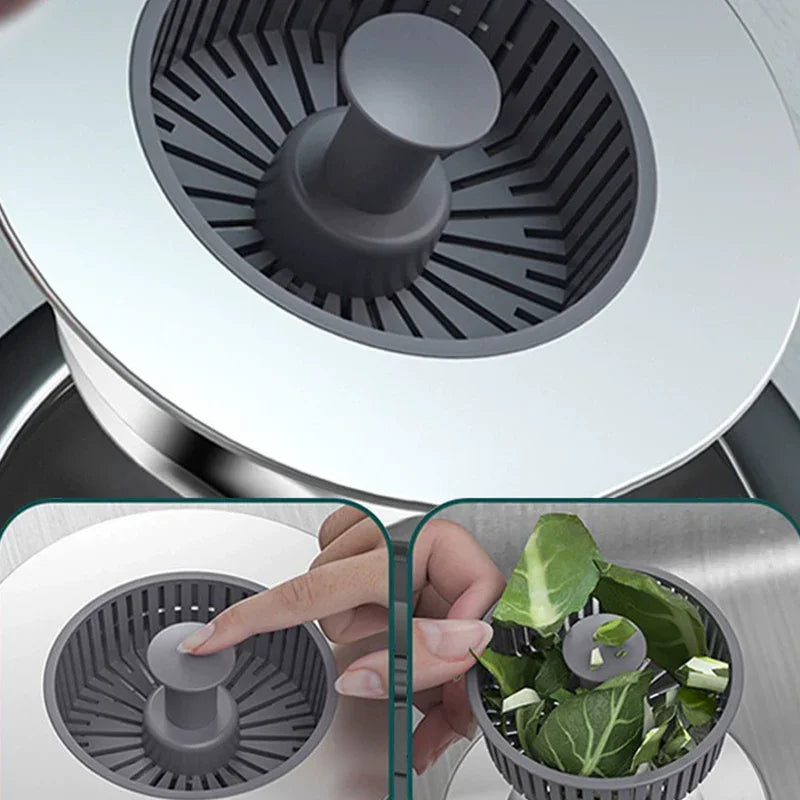 Pop-Up Sink Drain Stopper with Strainer – Clog Prevention, Easy Cleaning & Durable Design