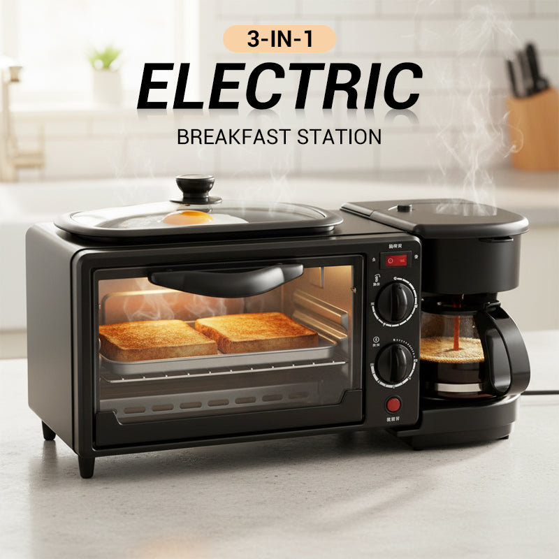 3-in-1 Electric Breakfast Station