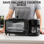 3-in-1 Electric Breakfast Station