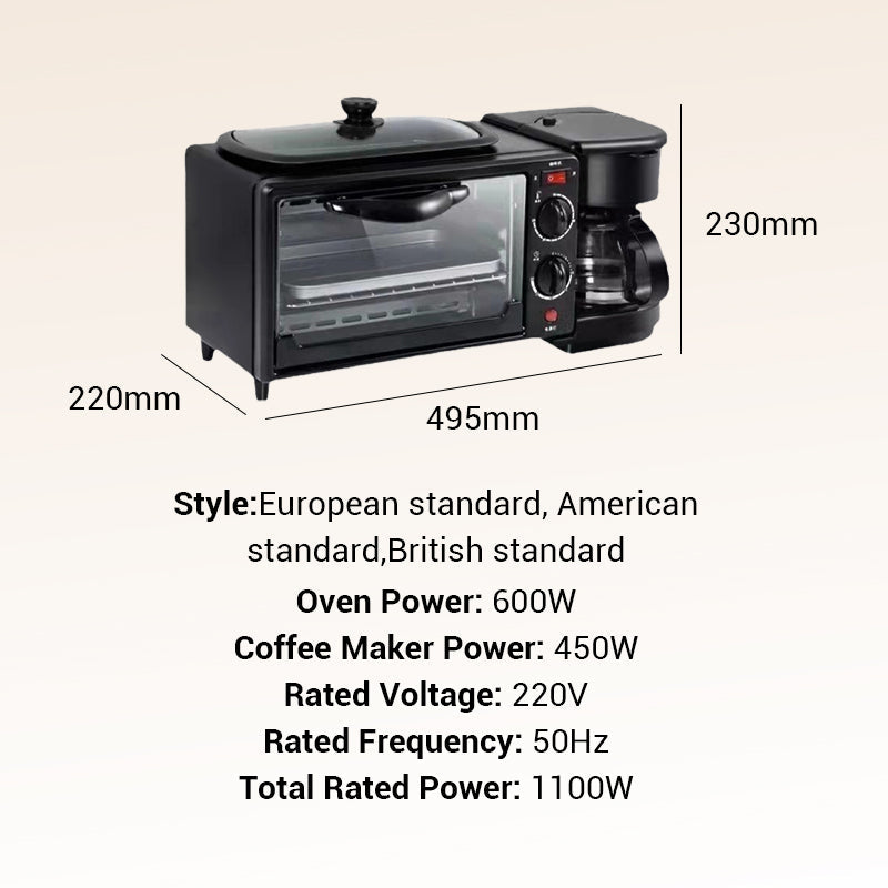 3-in-1 Electric Breakfast Station