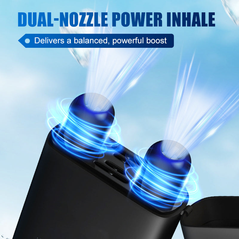 Aromatherapy Double Nasal Inhaler Stick Wakes you up instantly with a deep breath, and eliminates drowsiness in seconds