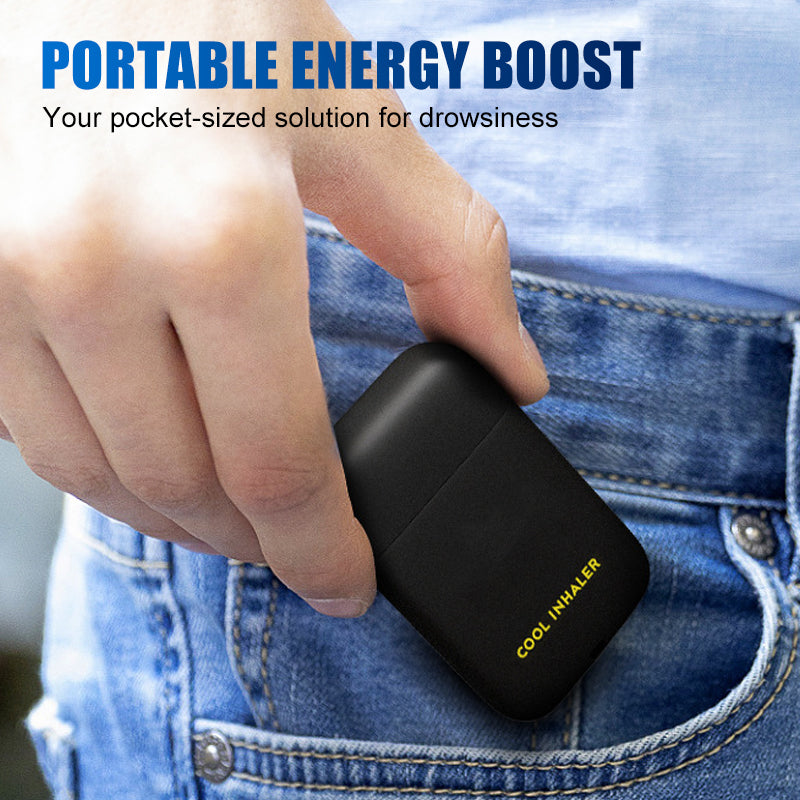 Aromatherapy Double Nasal Inhaler Stick Wakes you up instantly with a deep breath, and eliminates drowsiness in seconds