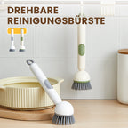 BUY 2, GET 1 FREE! Rotating cleaning brush with long handle for dishes and pots