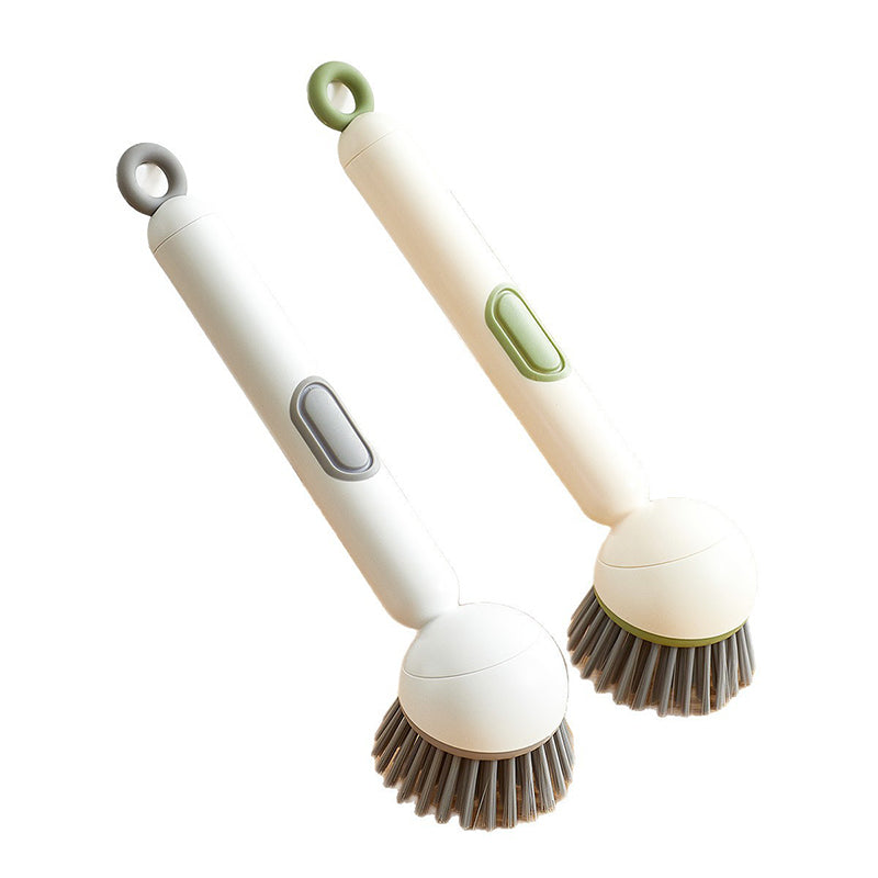 BUY 2, GET 1 FREE! Rotating cleaning brush with long handle for dishes and pots
