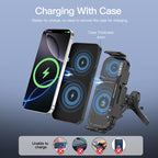 New Year's Special Offer: 15W Wireless Fast-Charging Car Phone Mount for Foldable & Regular Smartphones