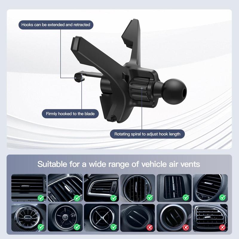 New Year's Special Offer: 15W Wireless Fast-Charging Car Phone Mount for Foldable & Regular Smartphones