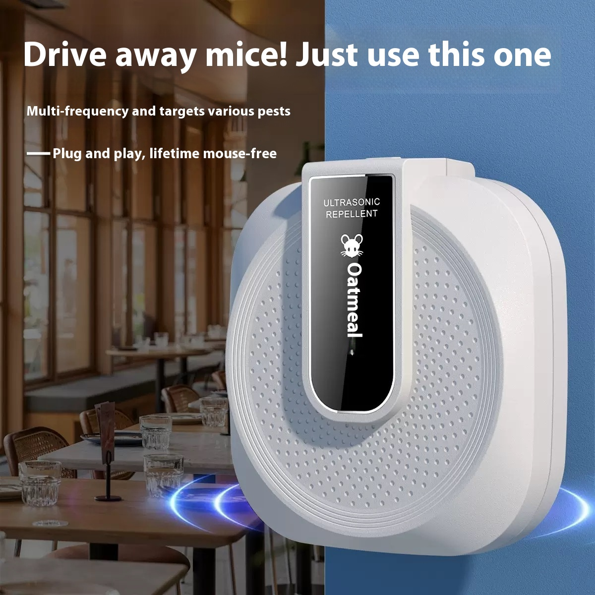 For a ! Ultrasonic anti-boating and rat repeller is powerful - 360° smart technology