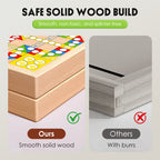 New Year's Special Offer: 5-in-1 Foldable Wooden Board Game Set