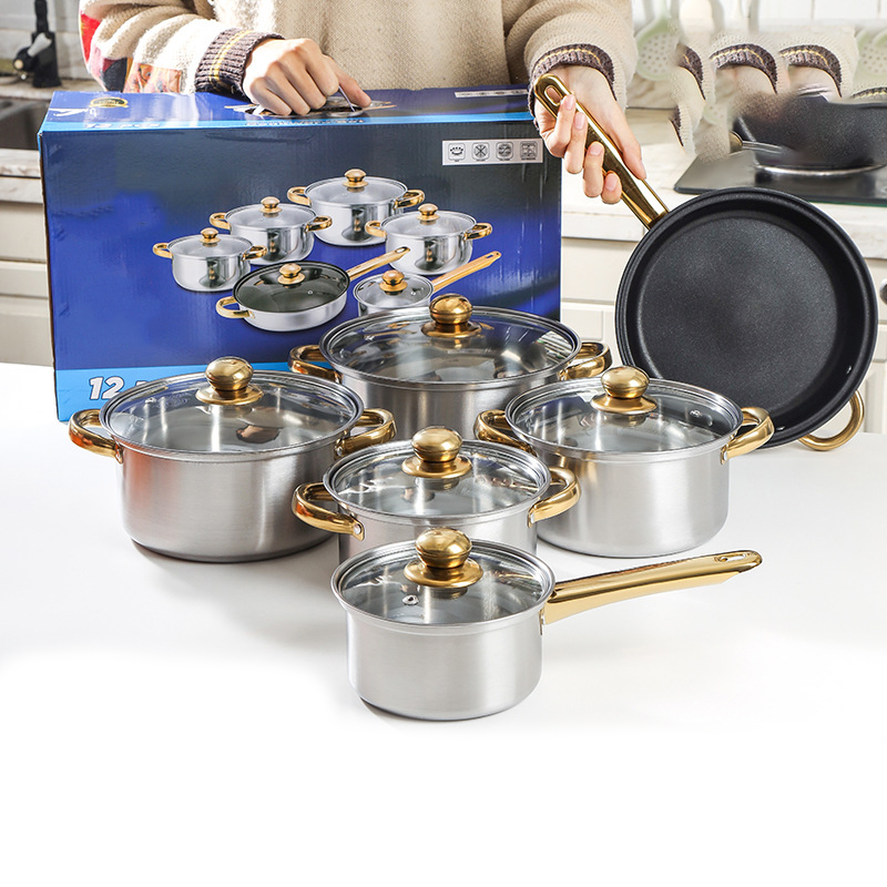 Stainless Steel Non-Stick Cookware Set