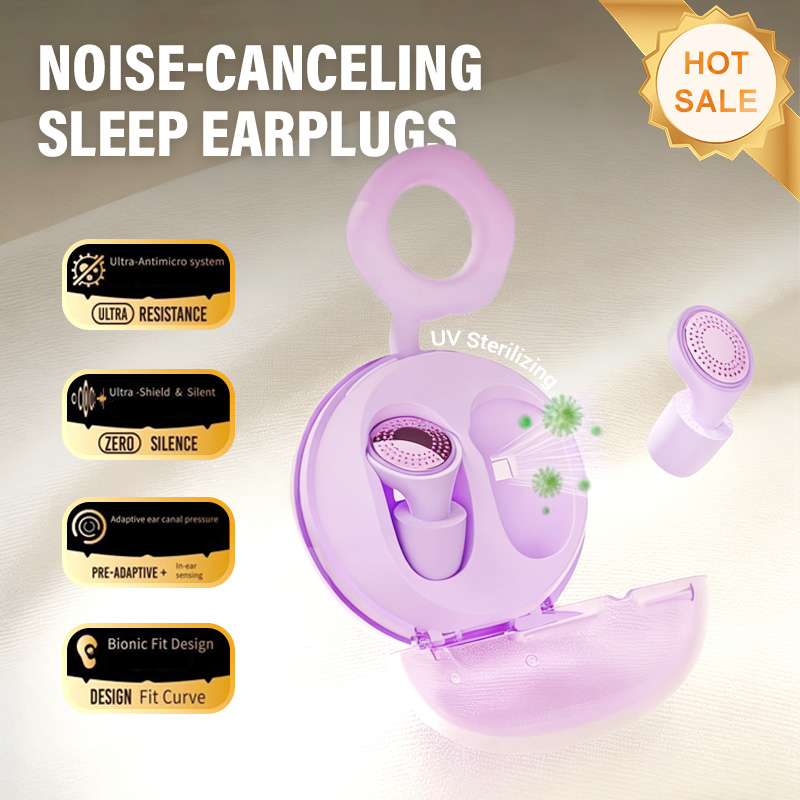 New Year's Special Offer: UV Sterilizing Noise-Canceling Sleep Earplugs