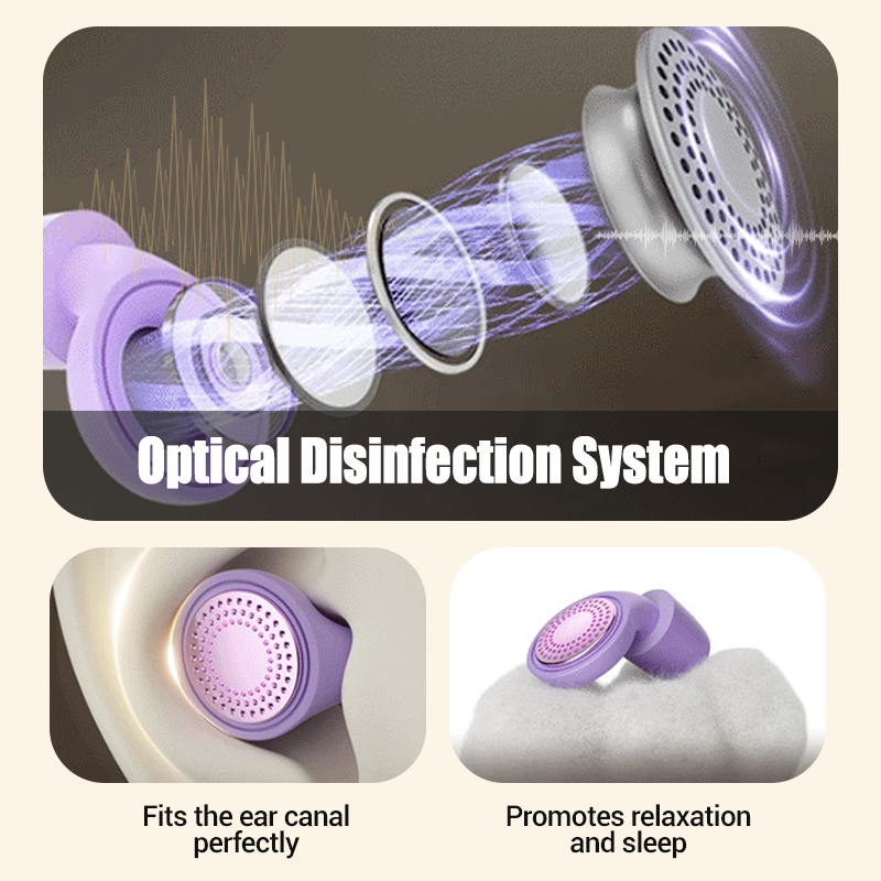 New Year's Special Offer: UV Sterilizing Noise-Canceling Sleep Earplugs