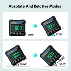Digital Magnetic Angle Gauge – Accurate, Self-Levelling & LCD Display