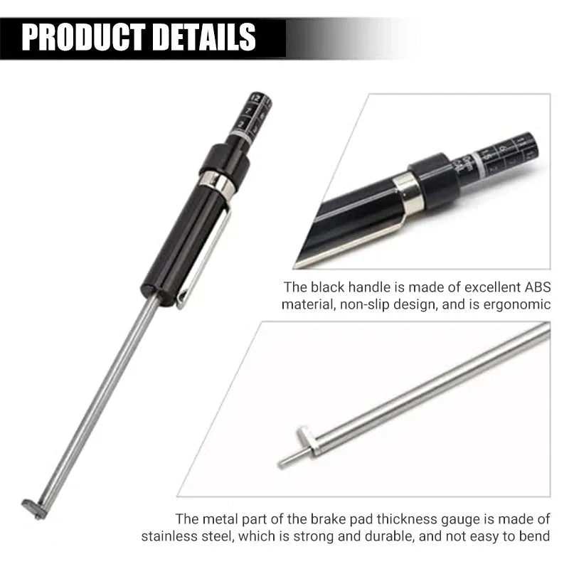 Brake Pad Thickness Gauge