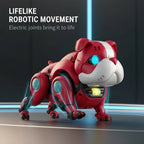Mechanical Dog Toy with Lights & Music