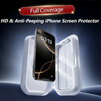 50 % OFF !! Full Coverage HD & Anti-Peeping iPhone Screen Protector