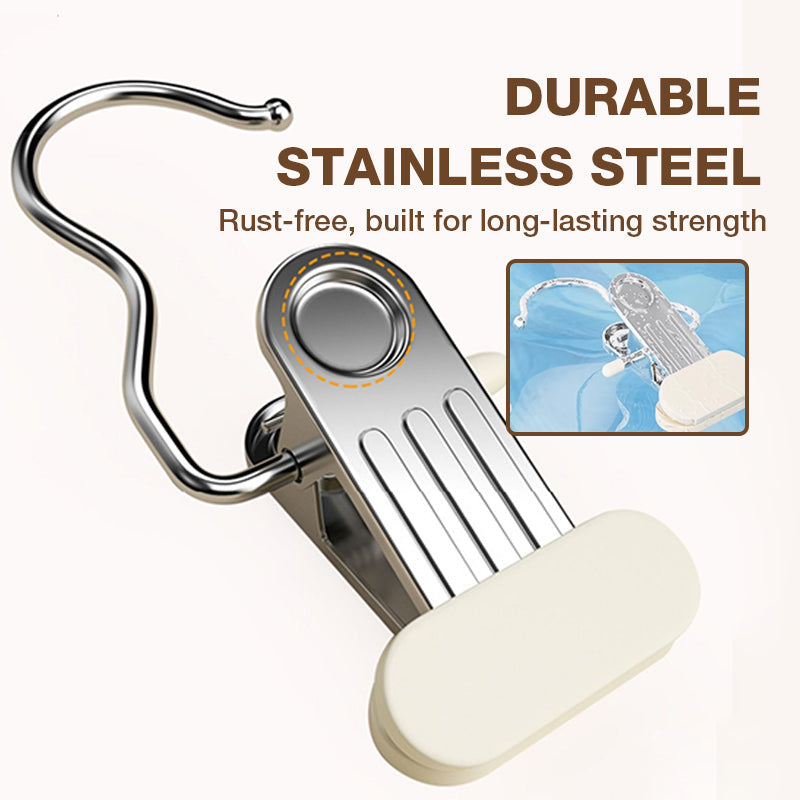 Multi-functional Laundry Hooks with Clips