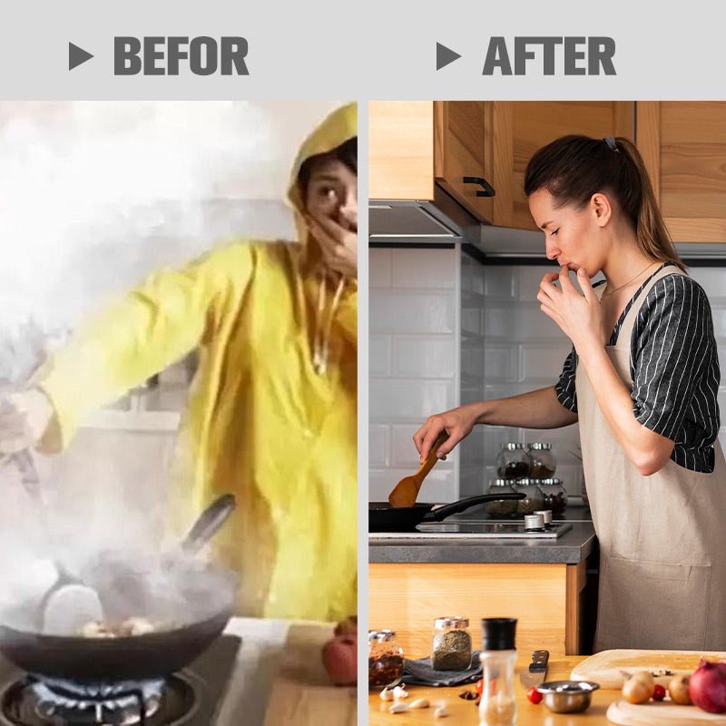 Clear Heavy Smoke & Grease! Powerful Kitchen Exhaust Fan