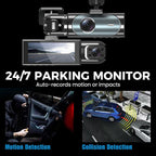 3-Channel 1080P Dash Cam