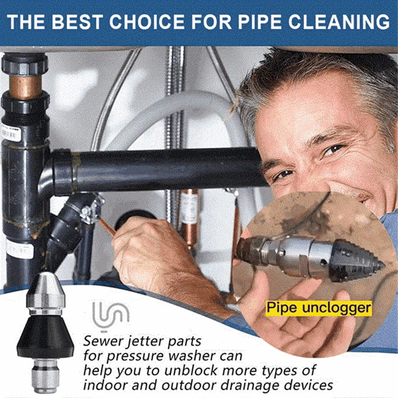 ~Sewer Cleaning Tool High-Pressure Nozzle
