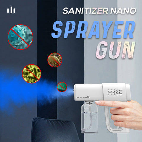 NOW! ! Sanitizer Nano Sprayer Gun – 380ml, Cordless & Ultra-Fine Mist for Home, Office & Garden