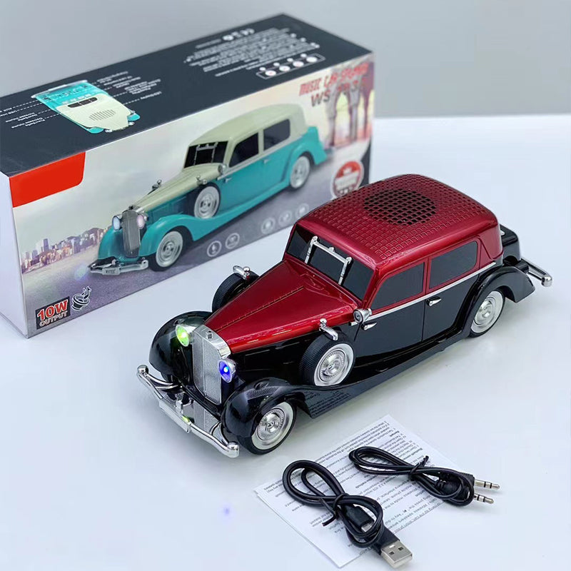 For a ! Vintage Car Bluetooth Speaker with Stereo Sound
