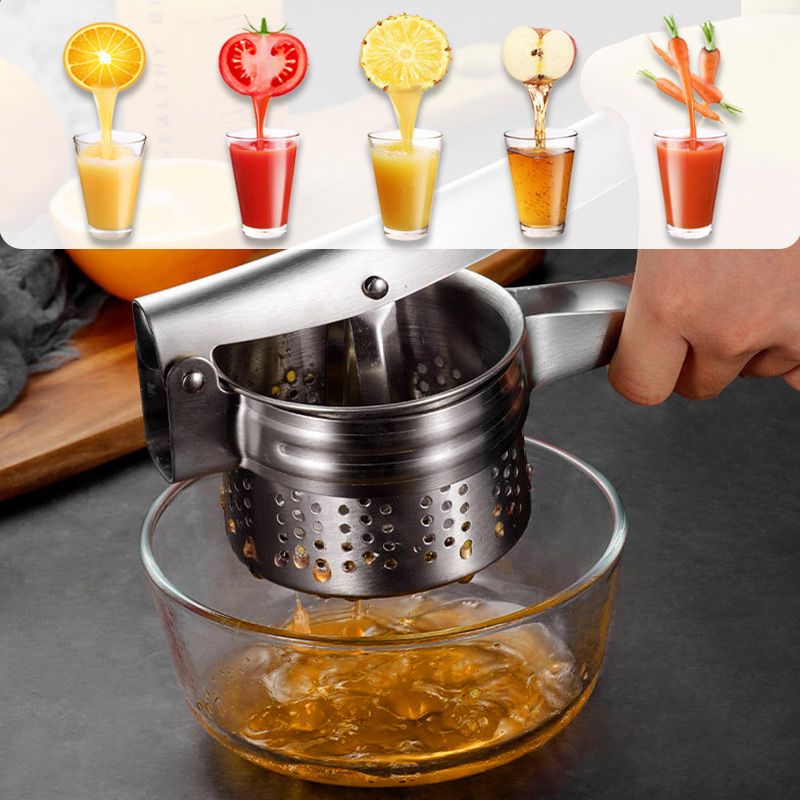 AEX Multifunctional Stainless Steel Potato, Juice & Food Press