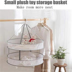 Stop Mixing Laundry, Sort with Ease! Double-Layer Foldable Basket