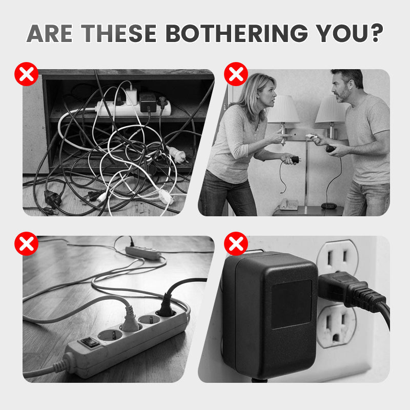Smart power strip with USB ports