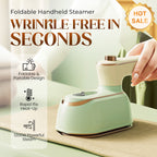 Instant Wrinkle Removal—1200W Foldable Handheld Steam Iron