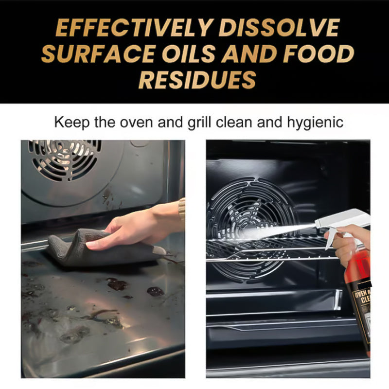 Oven & Grill Cleaner Spray – Dissolves Grease in 5 Mins, No Scrubbing & Eliminates Odors 21 Reviews