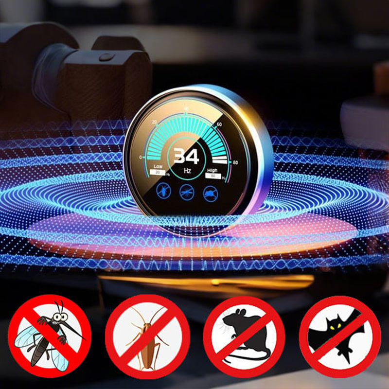 Smart ultrasonic pest repeller against rodents Powerful sound waves