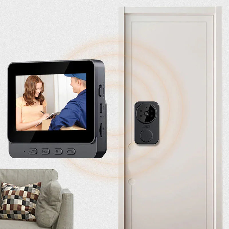 SPECIAL PRICE!Wireless Video Doorbell with Monitor