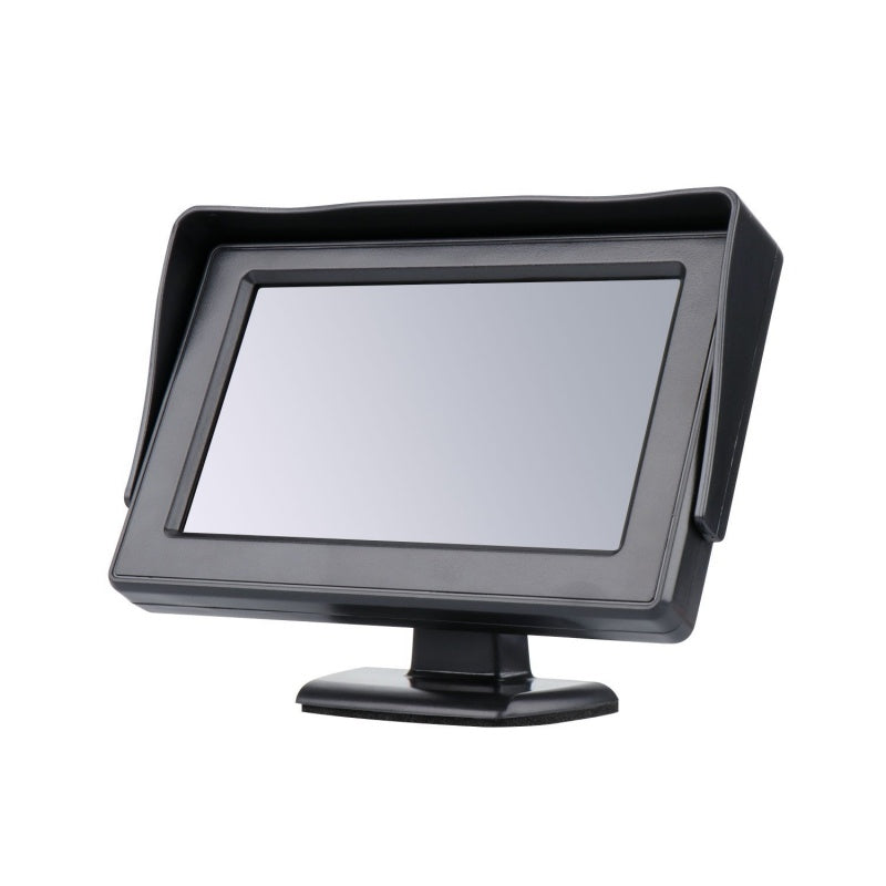 4.3" HD Car Display – Dual Video Input, Auto Reverse Switch & Wide 9V–35V Compatibility